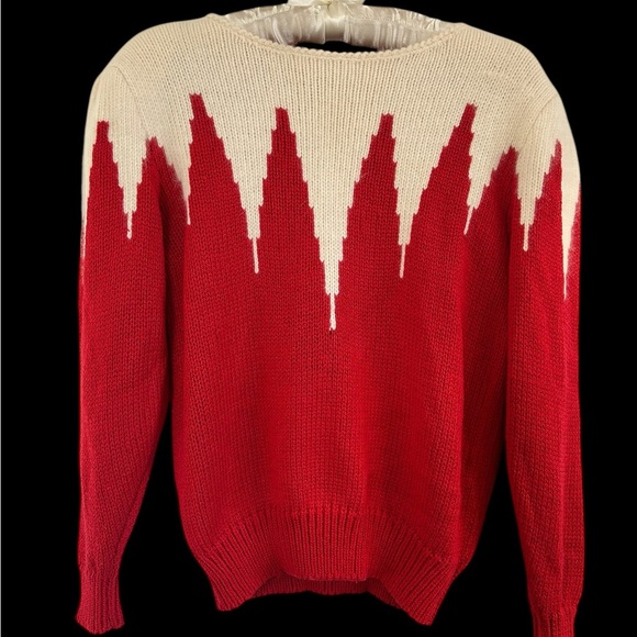 Lauren Cole Sweaters - 1980s does 1920s Lauren Cole Petites Sweater Angora & Lambswool.